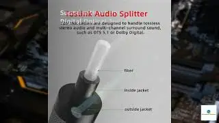 Review - NFHK Dual Port Toslink Digital Optical Audio Splitter Adapter Fiber Optic Audio
