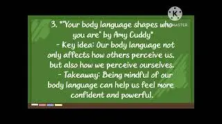 3.1 Review of Select TED Talks#iitebed/mednotes 