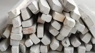 Earthy slate pencils cleaning video