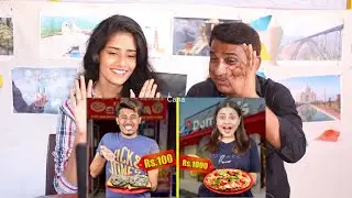 Pakistani Reacts to CHEAP VS EXPENSIVE Food Challenge with Nishu!#FoodReactions#FoodChallenges#Yummy