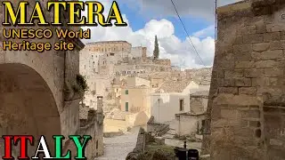 MATERA - ITALY | MARVELLOUS PLACE!!! MUST VISIT!!! | Walking tour 4K | Travel from home