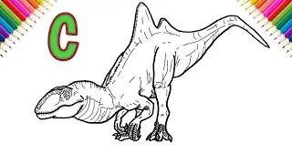 How to Draw Concavenator | Step by Step