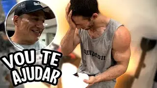 GORILA SE EMOCIONOU COM A SURPRESA DO GIGA