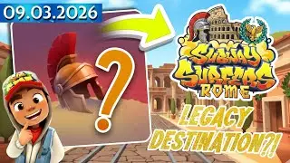 ✨ LEGACY ROME IS BACK? Subway Surfers 2026 Next Destination Teaser On Mar 9th - by SYBO! ⁉️