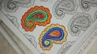 Relaxing mandala coloring 🎨Watch colors bring calm and peace   #mandalacoloring #relax