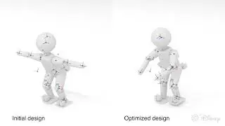 Optimal Design of Robotic Character Kinematics Video