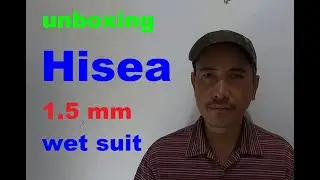 unboxing HISEA 1.5 mm wet suit
