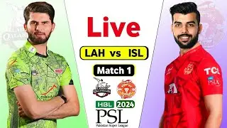 🔴 Lahore Qalandars vs Islamabad United Live Match Scorecard | PSL (9) 2024 | Crickshock Live Stream
