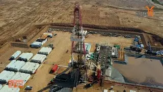المربد توثق ميدانياً عمليات حفر البئر 212 في حقل بزركان الجنوبي #المربد