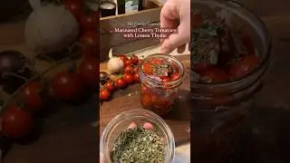 Marinated Cherry Tomatoes with Lemon Thyme Recipe