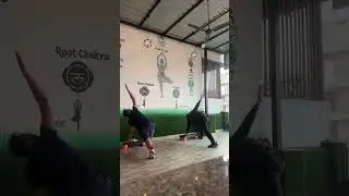 Cardio workout and power yoga strength workout#weight loss class #