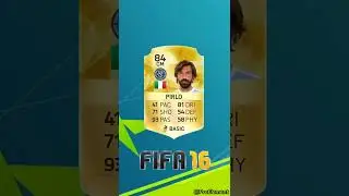 The Evolution of Pirlo in Fifa Ultimate #football #viral #futbol #fifa #pirlo  #fifaultimateteam