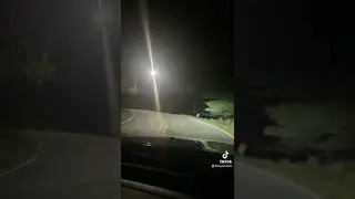 DRIVING DOWN A HAUNTED ROAD | KAYLAMALECC | #shorts