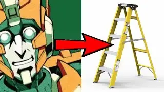 TFcon: Rung's original planned alt-mode... a ladder?? XD [subtitled]