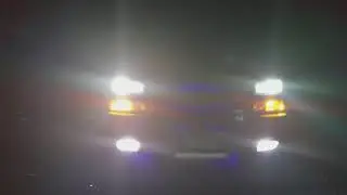 2003 Chevy Avalanche lights at night LED and HID