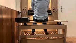 Samenzang Psalm 84: 3,6. Op het nieuwe Boogaard- Steenkuyl  orgel de Poort op Urk 