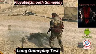Metal Gear Solid V: The Phantom Pain on Android Winlator Ludashi Bionic 2.8.1 Emulator SD 8 gen 3
