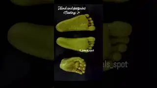 hand and footprint Casting ✨️ @k_jewels_spot DM orders Customized 📍tirupattur