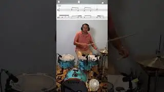 Easy Groove and Fill for Beginners! Daily Drumming No. 238  #educational #drumnotation #drums