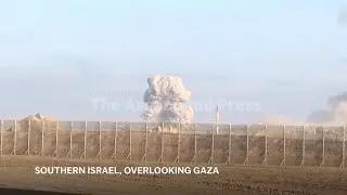 Explosions visible in Gaza from southern Israel as war with Hamas grinds on