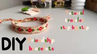DIY : FLOWER 🌹 FRIENDSHIP BRACELETS | TUTORIAL BRACELETS FOR BEGINNERS | STEP BY STEP #cute #knot 