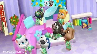 My Talking Tom Friends Pajama Party Gameplay Android ios 