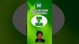 CHILDREN'S BIBLE TRIVIA TRUE OR FALSE #kidsvideos #childrensstories #childrens