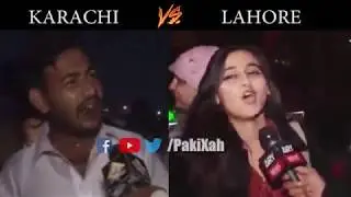 Karachi people & Lahore people most funny video//