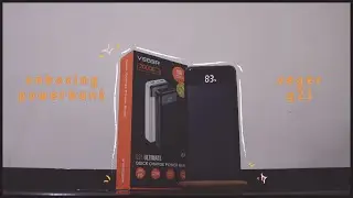 [DARK ROOM] ⚡️unboxing portable battery 20.000 mAh | VEGER Q21