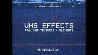 VHS Effects: Real VHS Texture Overlays (4K) | Real Video Tape Effect