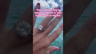 Having a travel ring is the perfect way to stay safe and secure - your wedding ring is precious and