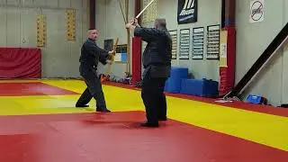 Kancho Discusses Rokushaku Bojutsu Strategy | Kukishin Ryu