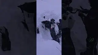 Маршрут через тайгу напрямик, , сноубайк и горник