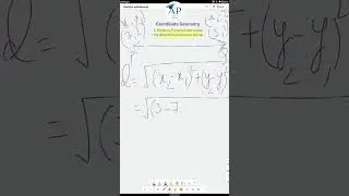 || Coordinate Geometry for class 10th | Distance formula || #ytshorts #boardexam #class10maths