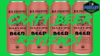 Big Country Organic Brewing Co. Organic Hazy IPA Craft Beer Review