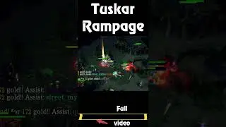 TUSKAR RAMPAGE WoDotA - Episode 73 | Top 10 | Rampage | Epic Moments | 2025  #warcraft #dota