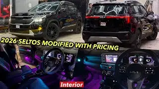 2026 KIA SELTOS HTE BASE MODEL FULLY MODIFIED WITH PRICE | KIA SELTOS MODIFICATION 