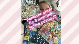 Amazing jigsaw puzzle finds at the public library! My   dissectologist heart is happy!!