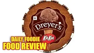 Dreyer's Kit Kat Ice Cream Review Unwrapping #foodreview