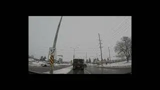 -30℃ Toronto to Vancouver Road Trip 5306Visibility 10 Meters |  Pull Over?#canadaontheroad