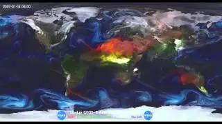 Amazing NASA Visualization of Particles in the Atmosphere