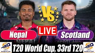 Nepal vs Scotland 2026 Score | NEP vs SCO Score 33rd T20  Bangla Commentary | T20 World Cup 2026