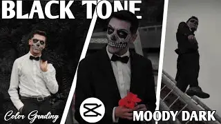 Black Tone Preset | CapCut Tutorial | Dark Moody Color Grading is CapCut