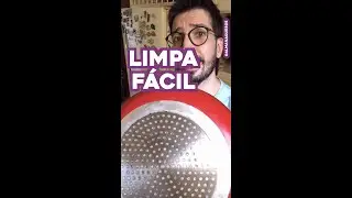 M&eacute;todo Pregui&ccedil;oso: Limpa-Panela Encardida #shorts