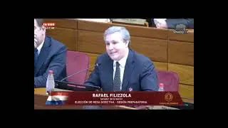 Sesión Preparatoria - Sen. Rafael Filizzola 30/06/2023