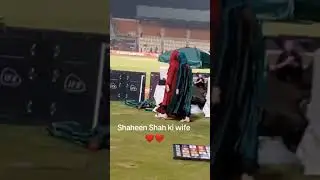 Haris Rauf and shadab Khan wife at stadium #shadabkhan #harisrauf