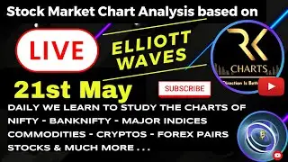Live Streaming Stock Market Chart Analysis based on #elliottwaves on 21st May #financialeducation