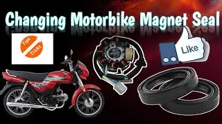 How to Change Magnet Seal of Motor Bike | Tips and Tricks