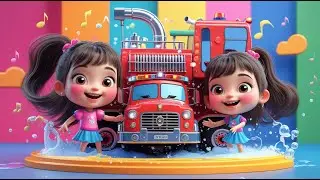 🚒 Chunni Munni &ndash; Fire Truck Car Wash 🧽🎵 | Fun Vehicle & Cleaning Song for Kids | Nursery Rhyme