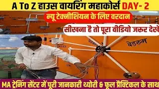 Houses wiring Course बिल्कुल फ्री में आसान तरीका से ।। न्यू टेक्निशन जरूर देखें 100% प्रेक्टिकल 